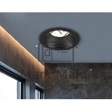 TN11313 BK черный IP44 GU5.3 D80*37