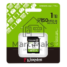 Флеш карта SDXC 1Tb Kingston SDS3/1Tb Canvas Select Plus w/o adapter