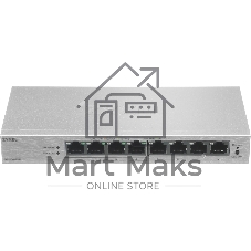 Коммутатор ZYXEL GS1200-8HPV3-EU0101F, 8×1 Гбит/с, 4×PoE+, 68 Вт, управляемый