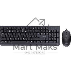 Комплект клавиатура+мышь Acer OCC400 проводной, USB, 2000 DPI, черный