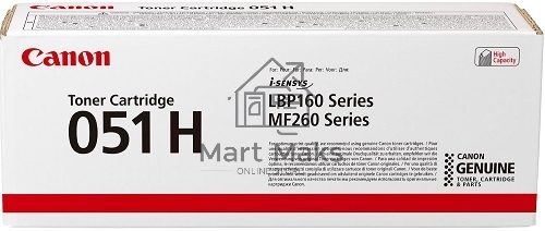 Картридж лазерный Canon 051H BK черный (4100 стр.) для Canon LBP162dw