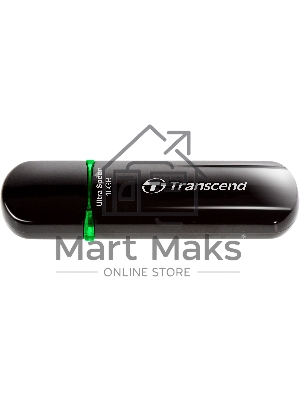 Флешка USB Transcend Jetflash 600 (TS16GJF600), 16Gb, USB 2.0, R/W 30/15, черный/зеленый