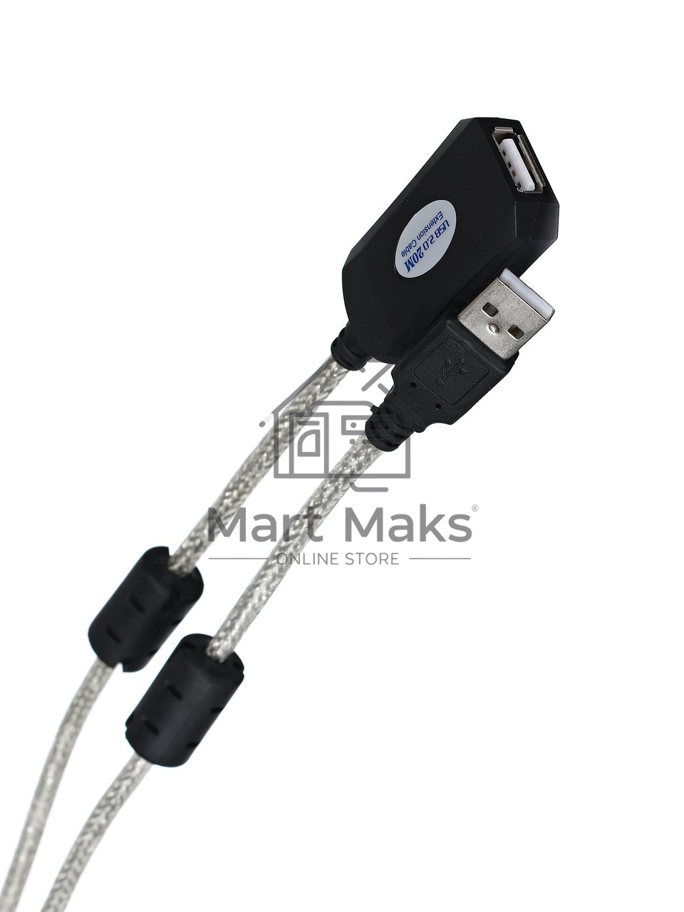 Кабель VCOM VUS7049-20M Кабель-адаптер USB2.0-repeater, удлинительный активный <Am-->Af> 20м