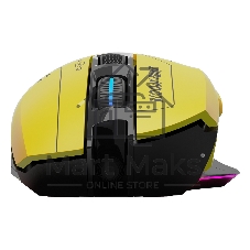 Мышь проводная A4Tech Bloody W70 Max желтый/черный, 10000 dpi, USB, кнопки - 9