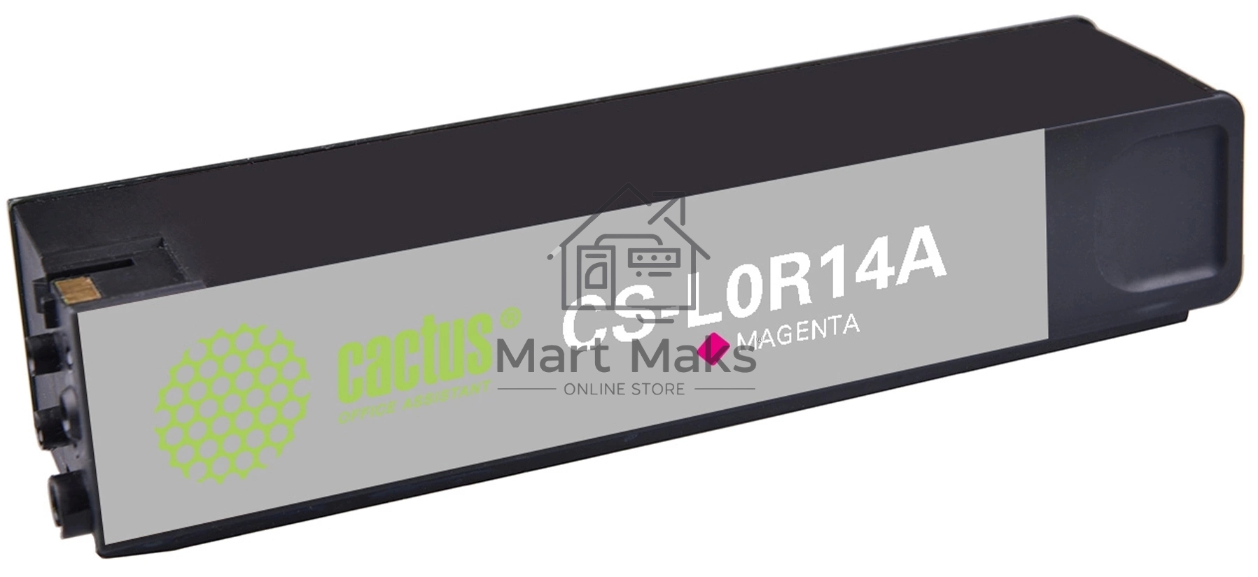 Картридж струйный Cactus CS-L0R14A (981M) пурпурный (240 мл) для HP PageWide Enterprise Color 556dn/556xh/Flow MFP586z