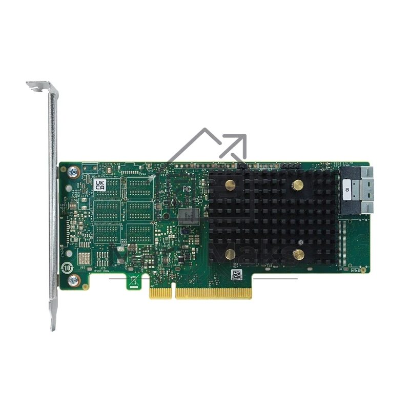 Адаптер SAS 9500-8i SGL (05-50077-03) PCIe v4 x8 LP, Tri-Mode SAS/SATA/NVMe 12G HBA, 8port(2*int SFF8654), 3808 IOC