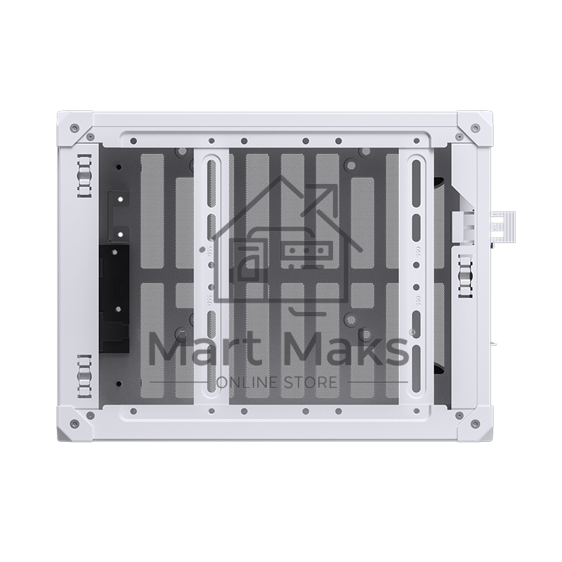 Корпус без блока питания Case JONSBO C6-ITX, Micro-Tower, no fan, 1xUSB-A 3.0 + 1xUSB-C 3.1, mDTX, mITX White
