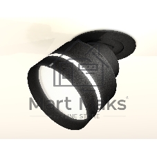 Светильник Ambrella Light XM8102525 SBK/FR черный песок/белый матовый GX53 (A2242, A2106, C8102, N8462)