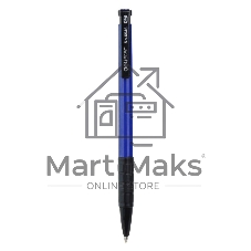 Ручка шариковая автоматическая Deli 6546blue ассорти, d=0.7мм, синие чернила, резиновая манжета