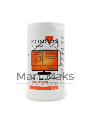 Салфетки для ЖК-экранов в банке KBF-100ECO, 100 шт.