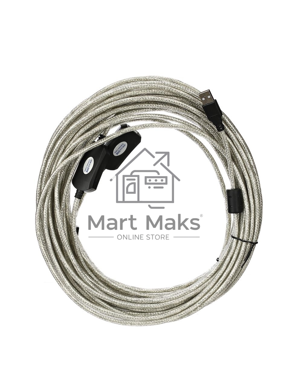 Кабель VCOM VUS7049-20M Кабель-адаптер USB2.0-repeater, удлинительный активный <Am-->Af> 20м