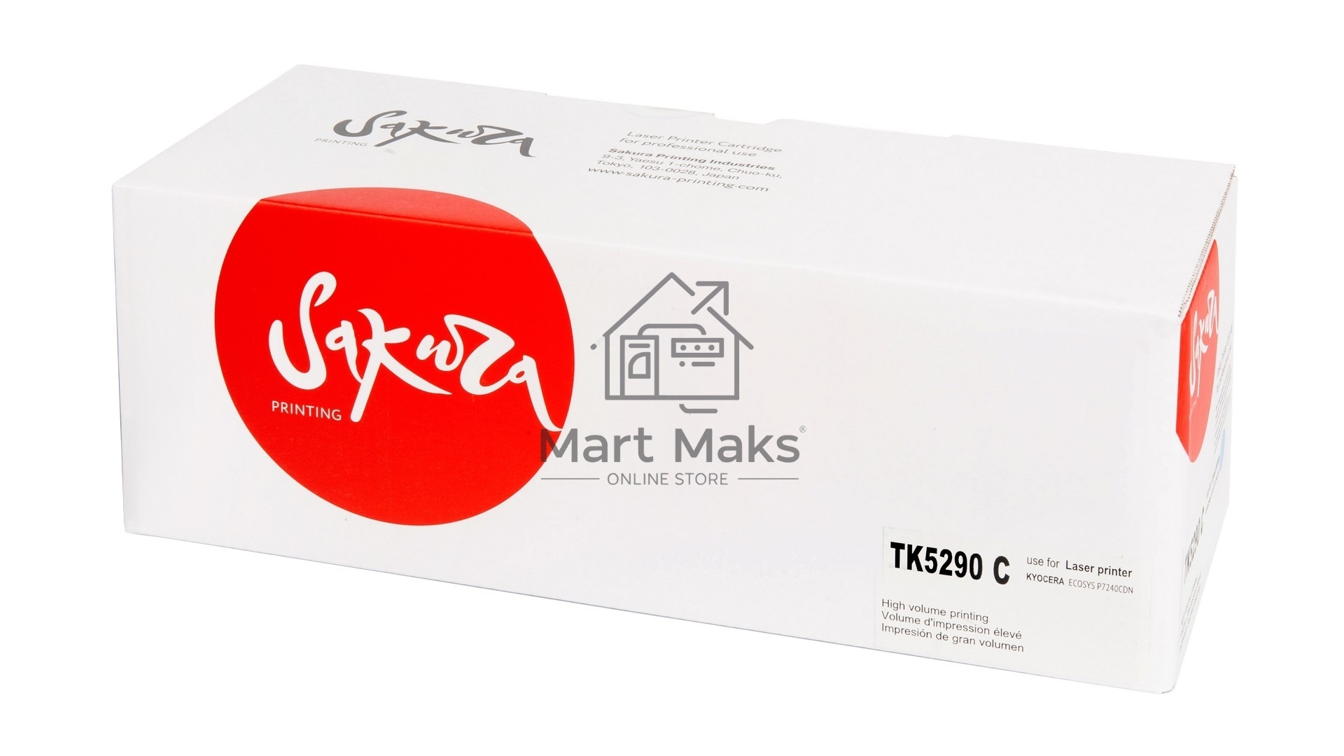 Картридж Sakura TK5290C для Kyocera Mita ECOSYS P7240cdn, синий, 13 000к.