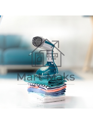 Отпариватель Galaxy Line GL 6192, синий с белым, ручной, 1000 Вт, постоянная подача пара до 25 г/мин