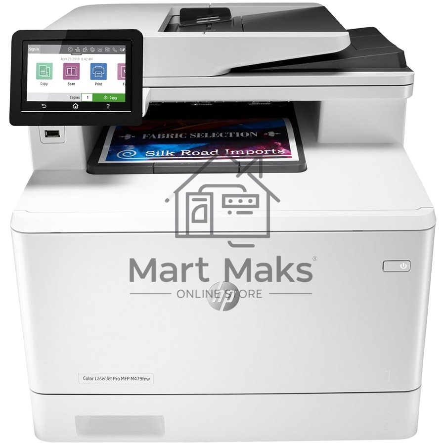 МФУ лазерный HP Color LaserJet Pro M479fnw (W1A78A), A4, цветной, печ. до 27 стр/мин., скан. до 29 стр/мин. (ч/б) 20 стр/мин. (цвет), 600 x 600 dpi (печать) 1200x1200dpi (скан.), USB, RJ-45, Wi-Fi, Air Print, Mopria