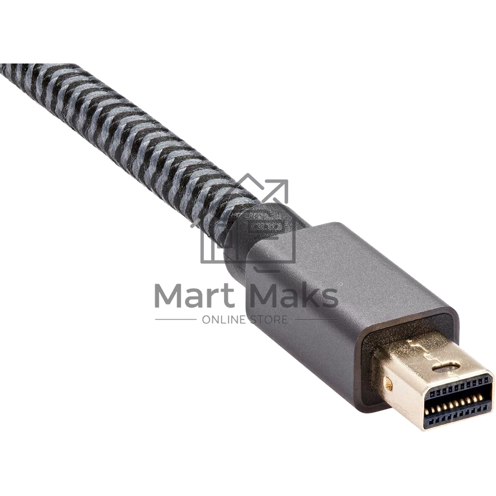 Кабель miniDisplayPort M-> HDMI M 4K@60Hz 1.8m Telecom,оплетка (TA562M-1.8M)