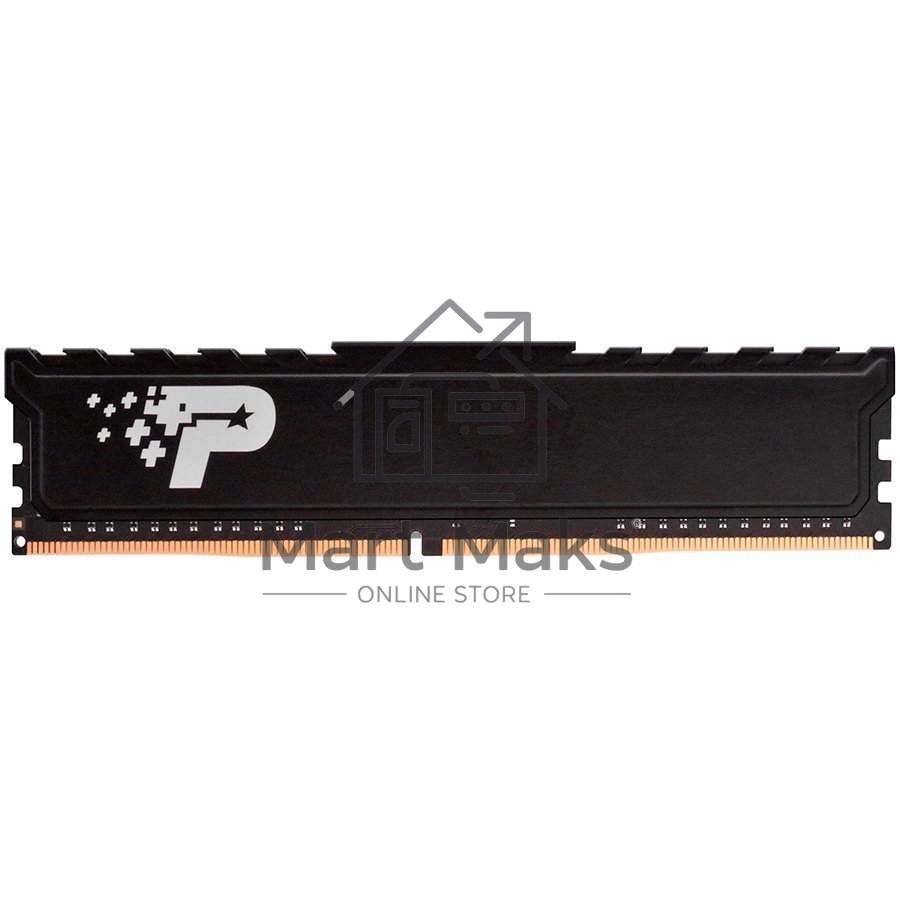 Оперативная память Patriot Signature Premium, DDR4, 4GB (1x4 GB), 2666 MHz, CL19, DIMM, радиатор, черный