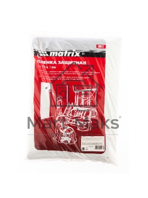 Пленка защитная Matrix, 4 х 12,5 м, 7 мкм, полиэтиленовая