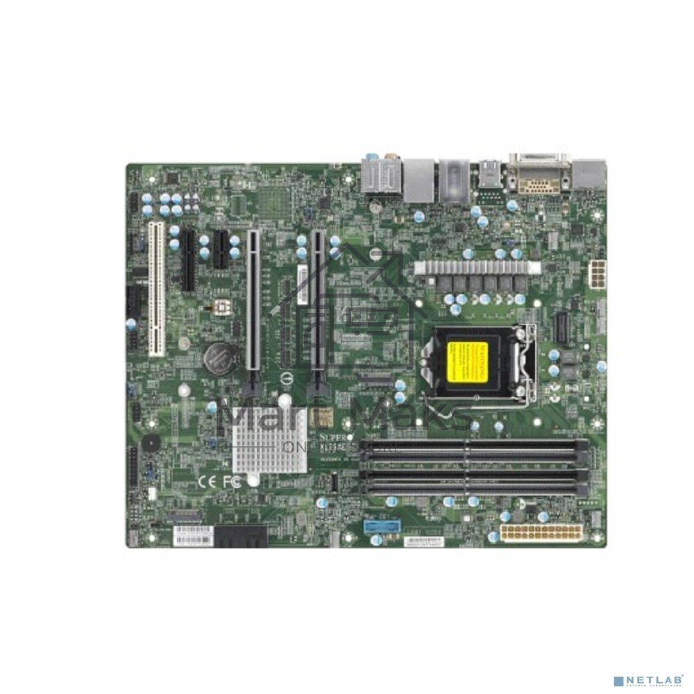 Материнская плата Supermicro MBD-X12SAE-B, LGA 1200, Intel W480, 4xDDR4, 4xSATA, 2xM.2, 3xPCIe 3.0 (x16, x16, x1), 1xDP, 1xHDMI, 1xDVI-D, 2xUSB-A 2.0, 2xUSB-A 3.2 Gen 1, 3xUSB-A 3.2 Gen 2, 1xUSB-C 3.2 Gen 2, 1x 2.5Gb LAN, 1x 1Gb LAN, 5.1, 1xCOM, ATX