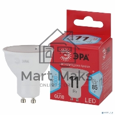 Лампа светодиодная ЭРА RED LINE LED MR16-11W-840-GU10 R GU10 11 Вт софит нейтральный белый свет