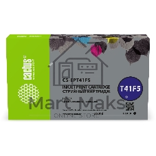 Картридж струйный Cactus CS-EPT41F5 (T41F5) черный пигментный (350 мл) для Epson SureColor SC-T5400M/SC-T3405/SC-T5405