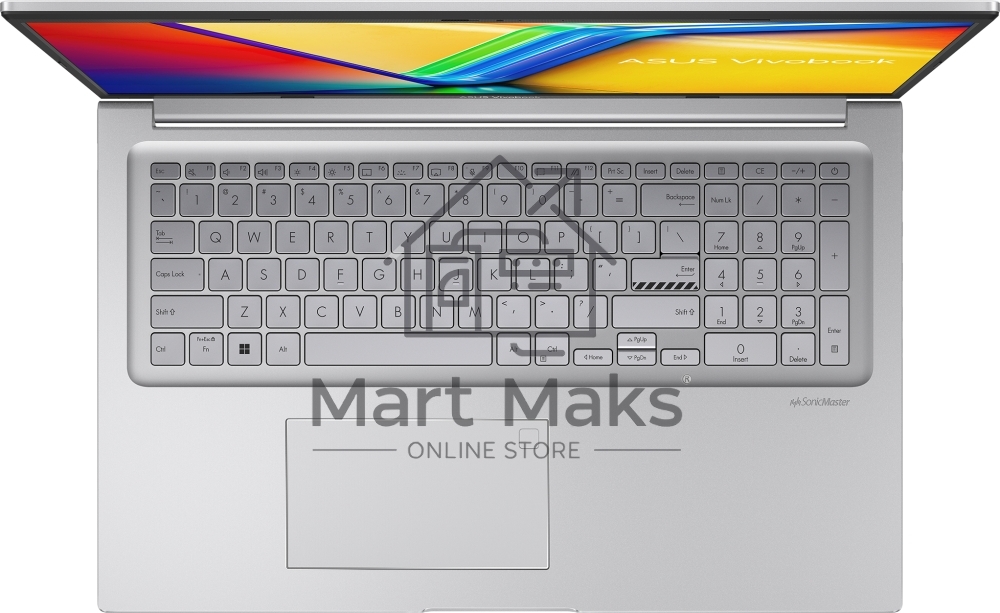 Ноутбук Asus Vivobook 17 X1704VA-AU397 Intel® Core™ i5-1335U Processor 1.3 GHz (12MB Cache, up to 4.6 GHz, 10 cores, 12 Threads) DDR4 16GB IPS 1TB M.2 NVMe™ PCIe® 3.0 SSD Intel Iris X Graphics 17.3