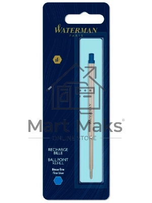 Стержень шариковый Waterman Standard Maxima (CW1964016) F 0.8мм синие чернила блистер