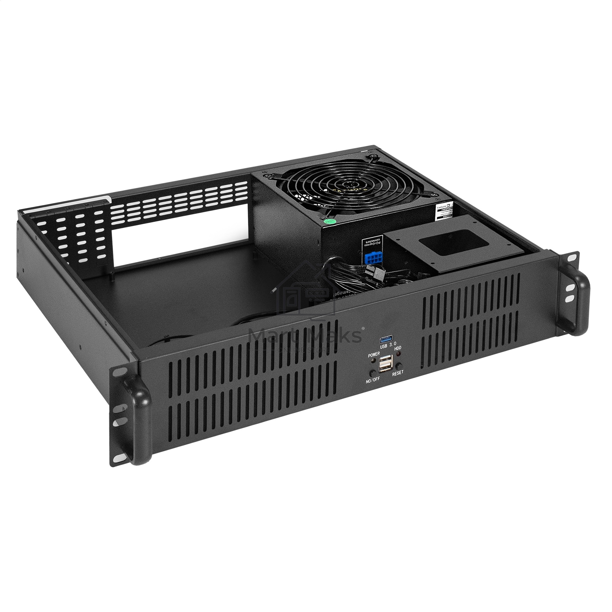 Серверный корпус ExeGate Pro 2U350-33, RM 19