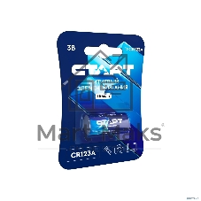 Батарейка СТАРТ CR123А 1500 мАч – 20/200, CR123А, 1500 мАч, 1 шт. на блистере
