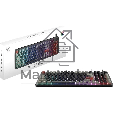Клавиатура MSI GK110 черный/серый USB for gamer LED (S11-04RU258-HH9)