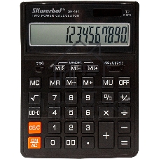 Калькулятор настольный Silwerhof SH-444 черный 12-разр.