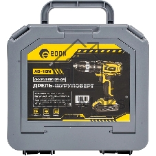 Дрель-шуруповерт Edon AD-18М, 18 В, 2 Ач, 30 Нм, щеточный