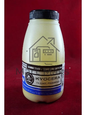 Тонер для Kyocera TK-5240Y, P5026/M5526 Yellow (фл. 50г) 3K B&W Premium фас. Россия