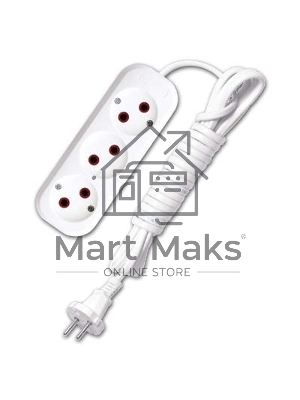 Удлинитель 3х3м без заземл. 6А IP20 У6-639 ШВВП 2х0.75 UNIVersal 9631933