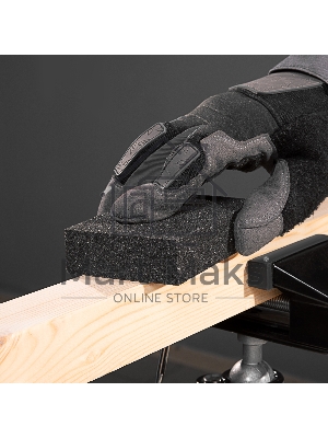 Губка для шлифования Matrix, 100 х 70 х 25 мм, средняя жестк., 3 шт., P 60/80, P 60/100, P 80/120