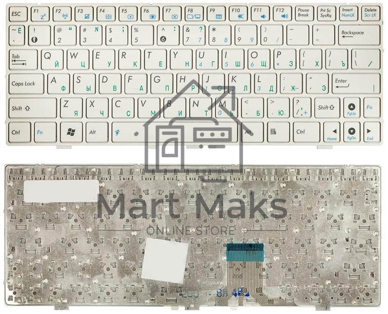 Клавиатура для ноутбука Asus Eee PC 1000 1000H 1000HD белый