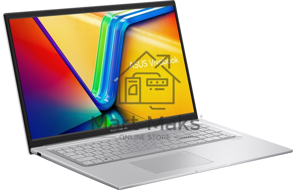 Ноутбук Asus Vivobook 17 X1704VA-AU397 Intel® Core™ i5-1335U Processor 1.3 GHz (12MB Cache, up to 4.6 GHz, 10 cores, 12 Threads) DDR4 16GB IPS 1TB M.2 NVMe™ PCIe® 3.0 SSD Intel Iris X Graphics 17.3