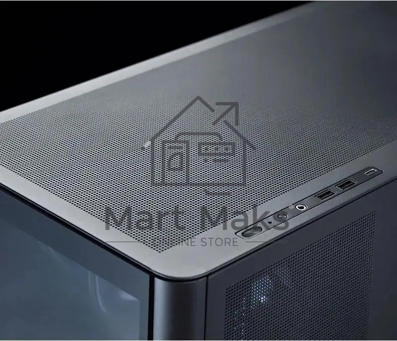 Корпус без блока питания Корпус JONSBO D300 Black MATX без БП, боковая панель из закаленного стекла, mini-ITX, micro-ATX, черный