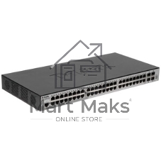 Коммутатор D-Link DGS-1510-52XMP/A2A, 48×1 Гбит/с + 4×10 Гбит/с SFP+, управляемый