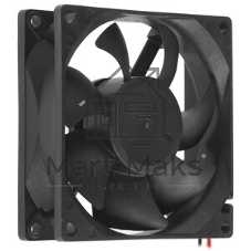 Вентилятор для корпуса Gembird D8025HM-3 черный 80мм 2600rpm 30.5db 3-pin