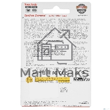 Флеш карта SD 256Gb SanDisk SDXC Class 10 V30 UHS-I U3 Extreme, 180MB/s