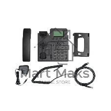 IP-телефон Flat-Phone C10: 2 SIP-аккаунта, 2 порта 10/100/1000BASE-T (RJ-45), ЖК-дисплей, PoE, РЕЕСТР
