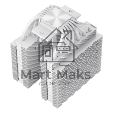 Кулер для процессора PCCooler RT720 TC ARGB WH (270W, 4-pin PWM, 157.5mm, Al/Cu, 7x6mm, ARGB, 2x120mm, 73.32CFM, 34.9dBA, 2200RPM, S: 1851/1700/1200/115X, AM5/AM4, white)