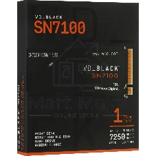 Накопитель SSD 1Tb WD черный SN7100, M.2 2280, PCI-E 3x4, R/W - 7250/6900 Mb/s 3D-NAND TLC