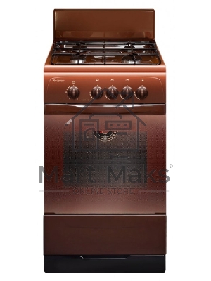 Плита газовая Gefest ПГ 3200-08 К19 коричневый, конфорок 4 шт, духовка 42 л, 50 см x 85 см x 53 см
