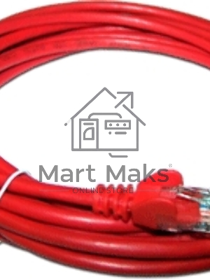 Патч-корд LANMASTER LSZH UTP кат.5e, 0.5 м, красный