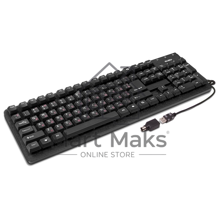 Клавиатура Keyboard SVEN Standard 301 USB чёрная SV-03100301UB