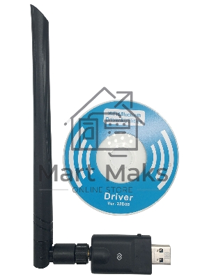 Сетевой адаптер WiFi + Bluetooth Digma DWA-BT5-AC1300E AC1300 USB 3.0 (ант.внеш.съем) 1ант. (упак.:1шт)