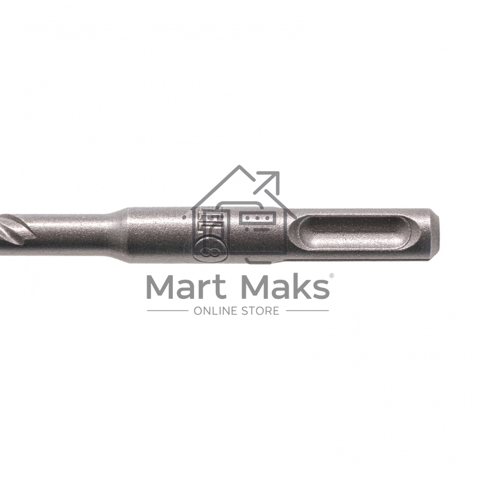 Бур по бетону, двойная спираль, Cobalt W-tip, 8x160 мм, SDS PLUS Denzel