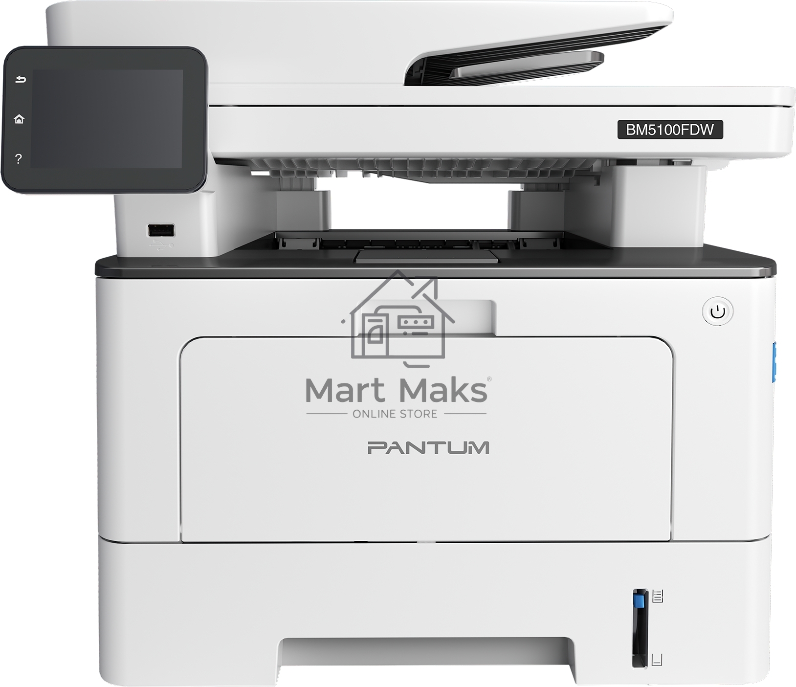 МФУ лазерный Pantum BM5100FDW, A4, ч/б, печ. до 40 стр/мин., скан. до 24 стр/мин., 1200 x 1200 dpi, USB, RJ-45, Wi-Fi