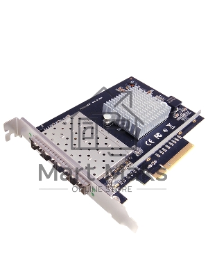 Сетевая карта 10G Quad Port SFP+ PCIe Ethernet Adapter with Intel XL710-BM1 Chipset